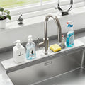 Faucet Mat for Kitchen Sink, Diatomite Drying Stone Mat Sink Protector, Faucet Splash Guard for Bathroom Counter for Bathroom, Laundry, Bar, White, 23.6" x 4"