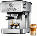 Espresso machine 20 Bar, Espresso Maker with Powerful Steam Milk Frother, Stainless Steel Coffee Machine with Fast Heating System for Latte, Cappuccino