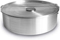 Flan Mold with Lid - Oversized XL (10.5 x 3.2 in) - Authentic Mexican Flan Pan - Flan Molds for Baking with Water Bath - Molde para Flan Baño Maria - Flaneras Moldes con Tapa
