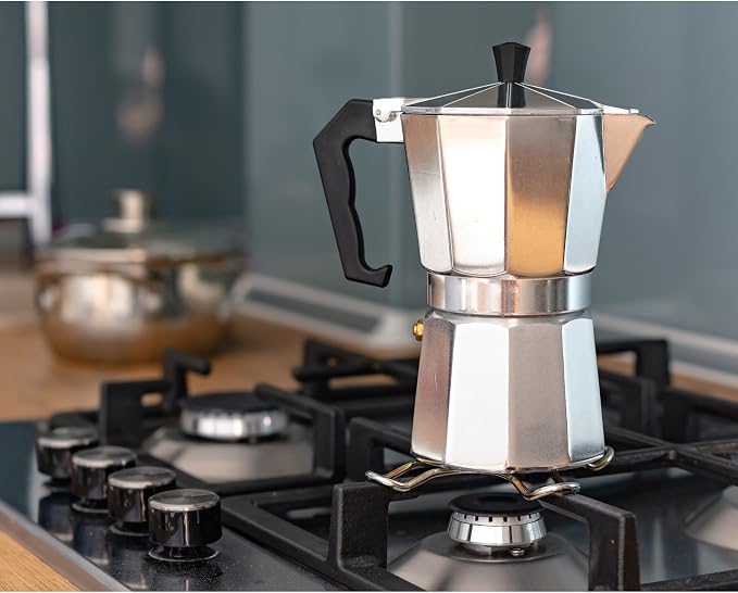 Fino Stovetop Espresso Coffee Maker, Brews up to 3 Servings