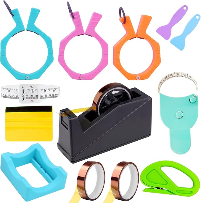 3-Size Tumbler Clamp for Sublimation,Cup Cradle for Crafting Tumblers,Sublimation Cup Holder Clamp for 20oz 30oz Cups,Mug Clamps for Sublimation,Tumbler Wrapper