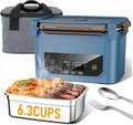 2026 Upgraded Cordless Electric Lunch Box, 20,800mAh Rechargeable Electric Lunch Box Extra-Large 1.5L Self-Heating Lunch Box for Adults, Food Warmer for Office Travel & Outdoor Use