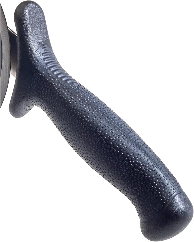 Mercer Culinary Millennia Pizza Cutter with Black Handle, 5 Inch Wheel, Stainless Steel