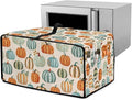 Toaster Oven Dust Cover Dustproof Smart Oven Air Fryer Microwave Cover with Side Pockets, Electric Appliance Protector for Kitchen, L, Pumpkin Pattern