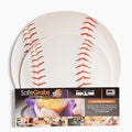 Safe Grabs: Original Microwave Mat as Seen on Shark Tank | Splatter Guard, Trivet, Hot Pad, Pot Holder, Minimize Mess (BPA Free, Heat Resistant, Dishwasher Safe), Baseball