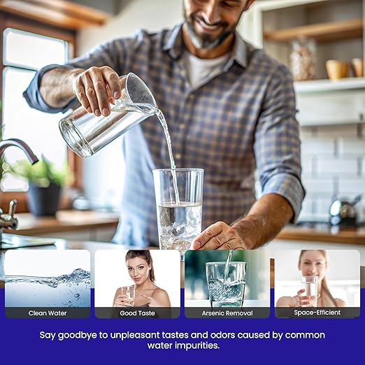 Crystal Quest SMART/Arsenic Removal Water Filter Pitcher Cartridge – Advanced Filtration for Clean, Healthy Water, Removes Contaminants, Long-Lasting, Easy Installation - 1,000 Gallons [Pack of 6]