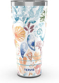 Tervis Traveler® Stainless Steel 30oz Traveler™ with Slider Lid | Sara Berrenson - Marine Mosaic | Double-Wall Vacuum Insulated Travel Cup, Keeps Drinks Hot or Cold