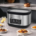 Homtone Sous Vide Cooker, 8 Quart All-in-One Design with Precise Temperature Control, 3D Water Circulation, Easy Setup 1000W for Steak Chicken Meal Prep