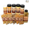 Amish Country Popcorn | 6-4 oz Bags | Variety Popcorn Kernel Set with Toppings | Old Fashioned, Non-GMO and Gluten Free