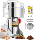 CGOLDENWALL 2000g Electric Grain Grinder Mill Safety Upgraded 3000W High-speed Spice Herb Grinder Commercial Superfine Machine Dry Cereals Pulverizer CE 110V (2000g Swing Type)