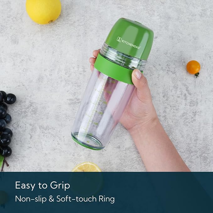 KITCHENDAO Precision Pour Glass Oil Dispenser and 2 in 1 Salad Dressing Shaker