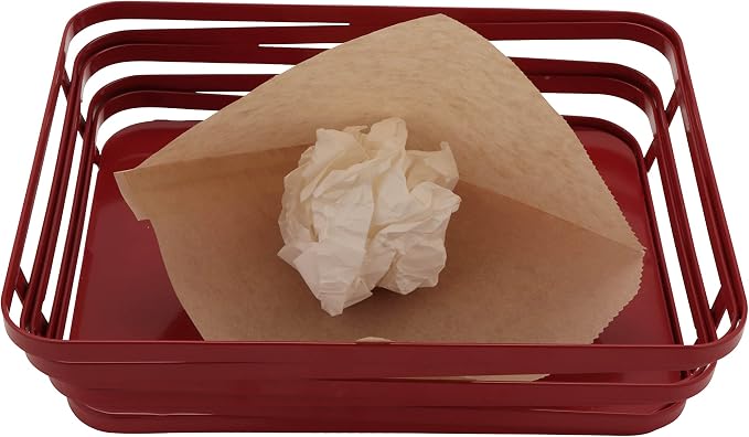 G.E.T. 4-T1020 Appetizer / Serving Basket Tissue Liner Paper, 5.5" x 5.5", Brown (Case of 2000)