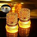 Rotating Whiskey Glasses 2-Pack – 10oz Glowing Spinning Whiskey Glasses, 360° Tumbler for Stress Relief, Heavy Anti-Slip Base, for Bourbon, Scotch, Cocktails, Unique Gifts for Men Dad Husband