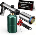 KELIN Propane Torch with One-Touch Max Fire & Kitchen Thermometer for Kitchen Cooking Torch Gun Charcoal Lighter with Safety Lock Flame Thrower for BBQ, Sous Vide, Grill, Campfire (Tank Not Included)