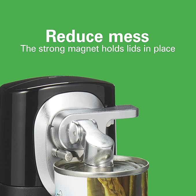 Hamilton Beach 76611 FlexCut 2-in-1 Cordless & Rechargeable Electric, Easily Standard Automatic Can Opener, Easy-Clean, With Removable Walking Cut Head
