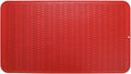 MicoYang Silicone Dish Drying Mat for Multiple Usage,Easy clean,Eco-friendly,Heat-resistant Silicone Mat for Kitchen Counter or Sink,Refrigerator or Drawer Liner Red 4XL 32 inches x 18 inches