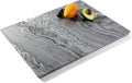 Koville Marble Cutting Board for Kitchen, 20x16 Inches Large Marble Slab Cheese Board, Rectangular Serving Board for Baking Charcuterie Pastry, Natural Stone Board for Countertop(Monte Grigio)