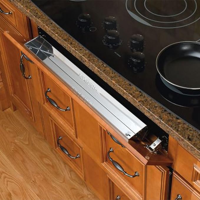 Rev-A-Shelf 22" Tip Out Tray with Soft Close for Sink Base Cabinets, Storage Organizer for Kitchen, Laundry Room, or Vanity Cabinets, 6581-22SS-SC-1