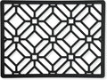 GASARÉ, Extra Large, Thick, Silicone Trivet for Hot Dishes, Pots, and Pans, Heat Resistant Mat for Countertop, Hot Pad for Kitchen, Easy to Clean, 16 x 12 x 3/8 Inches, Black