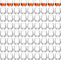 Zopeal 72 Pack Shot Glasses 3.25 oz Tequila Heavy Base Whiskey Tasting Glass Cups Small Liquor and Spirit Bar Shooter for Drinking Tasting Espresso Beer Juice