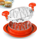 Chicken Shredder with Tray – Fast & Easy Meat Shredder for Pulled Chicken, Pork or Beef – BPA-Free, Anti-Slip Base, Dishwasher Safe – Manual BBQ Gadget – Designed in USA – Cozy Kitchen
