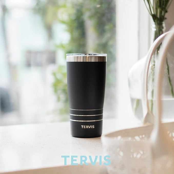 Tervis Traveler Peanuts - Ho Ho Ho Christmas Triple Insulated Tumbler Travel Cup Keeps Drinks Cold & Hot, 20oz, Stainless Steel