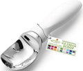 Spring Chef White Commercial Ice Cream Scoop with Comfortable Handle - Heavy Duty Metal Ice Cream Scooper for Frozen Yogurt, Gelato, Sorbet, Melon, Sundae - Dishwasher Safe Kitchen Tool
