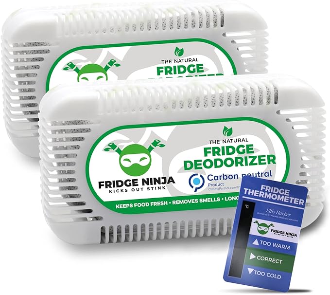 Fridge, Closet, Shoe, and Trash Can Deodorizers - Natural and Unscented Charcoal Odor Absorber for Odor Free Home
