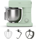Martha Stewart 5.3Qt Stand Mixer, 12-Speed Tilt-Head Electric Kitchen Mixer with Stainless Steel Bowl, Dough Hook, Whisk & Beater, Splash Guard, Ideal for Baking Bread, Cake & Whipping, Honeydew Green