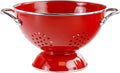 Calypso Basics by Reston Lloyd Powder Coated Enameled Colander, 1.5 Quart, Red