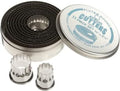 Ateco Fluted Edge Round Cutters in Graduated Sizes, Stainless Steel, 11 Pc Set