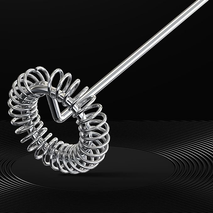 Electric Milk Frother Handheld Whisk Suitable for Coffee and Hot Chocolate with and Ergonomic Grip