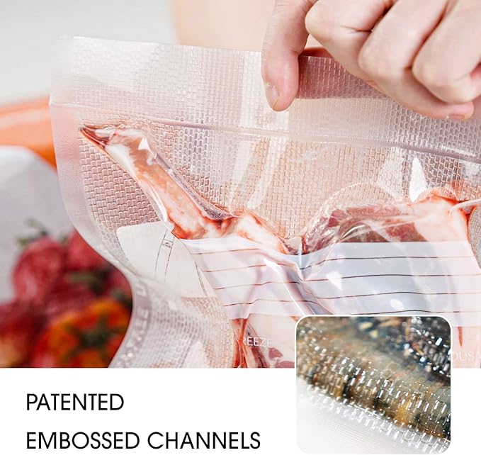 Sous Vide Cooker with App Control & 5 Mil Thicken Vacuum Sealer Bags Rolls