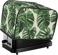 Tropical Monstera Leaf Toaster Cover 2 Slice, Cute Rural Bread Machine Cover, Washable Dust-Proof Cover for Kitchen Small Appliance Cover,with Top Handle