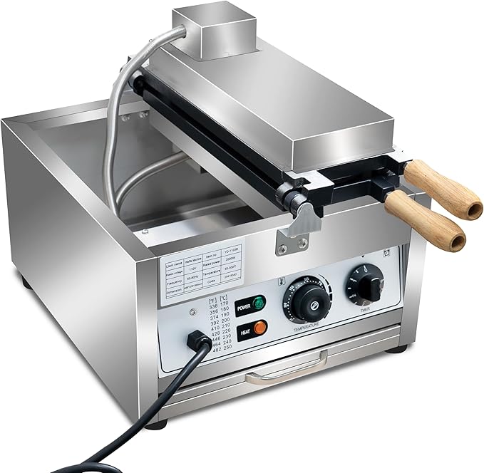 Ice Cream UFO Burger Maker 3pcs, Electric Burger Waffle Maker, rotary Hamburger sandwich machine Non-stick Panini press waffle machine 110V Gelato Panini Press machine for Home Kitchen Use Breakfast