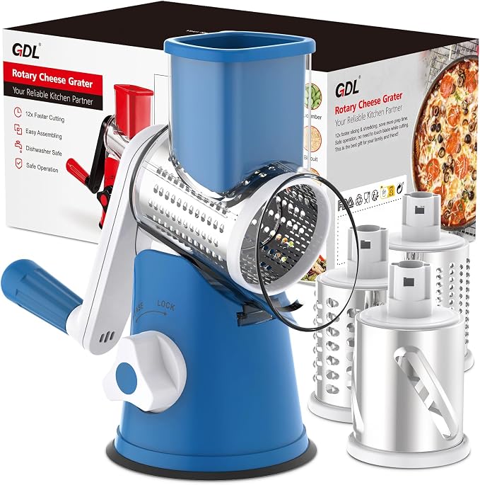 Cheese Shredder and Food Chopper Bundle