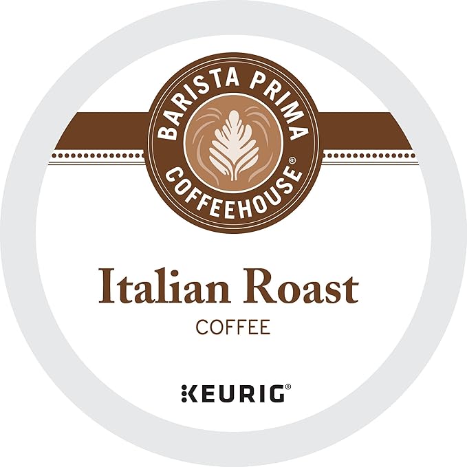 Barista Prima Coffeehouse, Italian Roast Keurig Single Serve K-Cup Pods, 96 Count