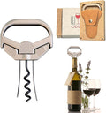 3 in 1 Ah So Two Prong Wine Opener & Cork Remover,It Can Remove The Older and Fragile Wine Corks so Easy for Connoisseurs to Uncork (classic)