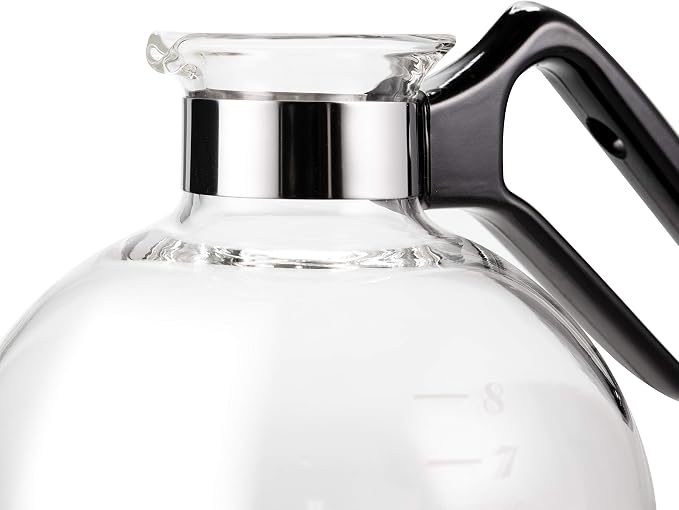 Yama Glass 8-Cup Stovetop Siphon Coffee Maker, 24 Oz Vacuum Brew, Heat-Resistant Borosilicate Glass