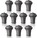 Vacu Vin Wine Saver Vacuum Stoppers – Set of 10 – Airtight Seal for Opened Bottles – Preserves Wine Freshness Up to 10 Days – Reusable & Dishwasher Safe – Compatible with Vacu Vin Wine Saver Pump