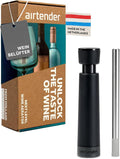 Airtender Stainless Steel Wine Aerator - Decant by The Glass in Seconds - Upgrade Your Wine - Gift Box