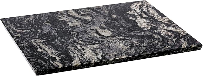 Koville Brazilian Natural Granite Cutting Board for Kitchen, 16x20inch Extra Large Hand Crafted Stone Slab for Cheese, Charcuterie, Pastry Board - Wedding Gift, House Warming Gift