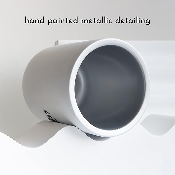 STYLED SETTINGS White Utensil Holder for Countertop - Rustic Farmhouse Organizer for Extra Large Utensils - Heavy and Durable Utensil Holder for Modern Farmhouse Decor and Kitchen Accessories
