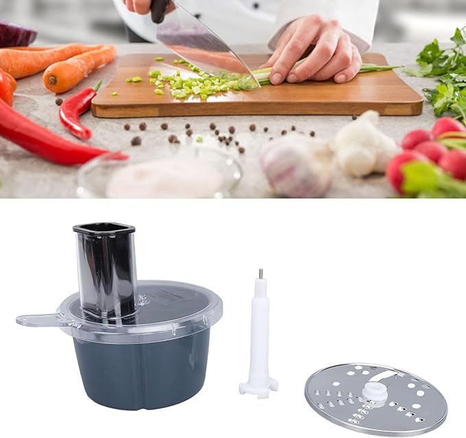 Food Processor Container Cutter Kit, Electric Vegetable Cutter Accessories High Efficiency Vegetable Cutter Attachment for Thermomix TM5 TM6