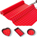 Silicone Baking Mat Roll 12IN*5FT Free Cutting, Non-Slip Pastry Mat, Non-Stick Reusable Air Fryer Liner, Oven Liners, Counter Mat, Freeze Dryer Mat, Easily Cut to Size Fit All Ovens Pans Tins Dishes