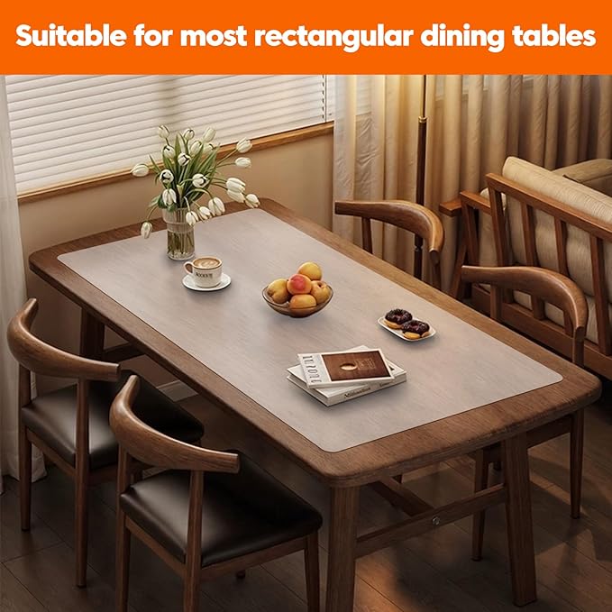 Extra Large Silicone Mats for Kitchen Counter,24"x80"Heat Resistant Mat for Kitchen Island,Waterproof Multipurpose Countertop Protector,New Skin-Friendly Material Table Mat,Freely Cuttable,Translucent