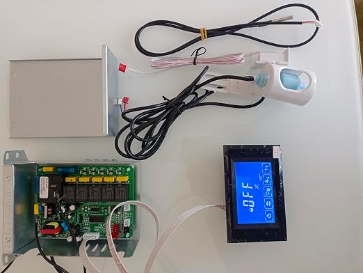 Business Cube ice Maker Controller kit Industrial ice Machine Control Card kit Commercial ice for Vevor,Cotlin, Cooski, Chinese Brand ice Machines,with 6 Parts in Total
