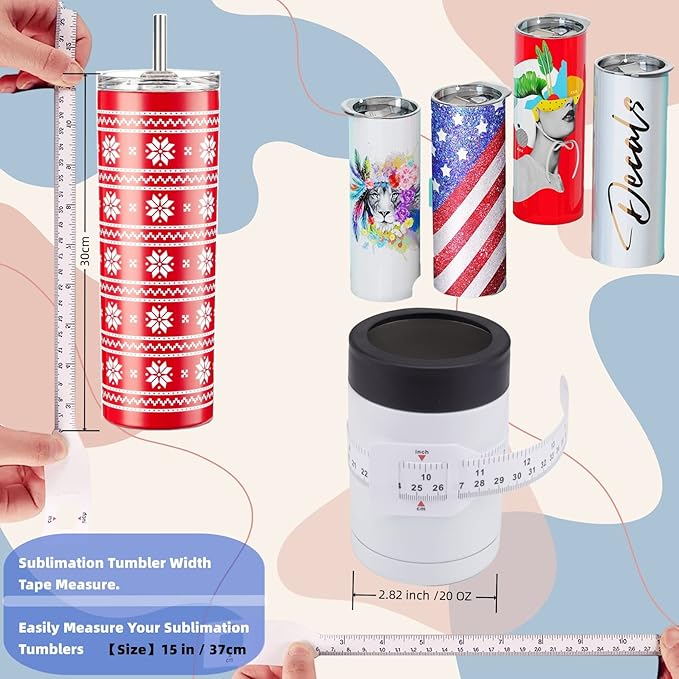 Perfect Pumbler Clamp Machine,Tumbler Clamp for Sublimation,Cup Cradle for Crafting Tumblers,Sublimation Cup Holder Clamp for 20oz 15oz Cups,Mug Clamps for Sublimation,Tumbler Wrapper (Pink&Blue)