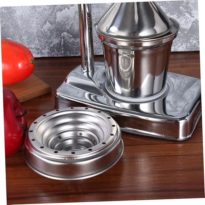 Stainless Steel Manual Citrus Juicer Machine Hand Press Cold Press Fruit Extractor