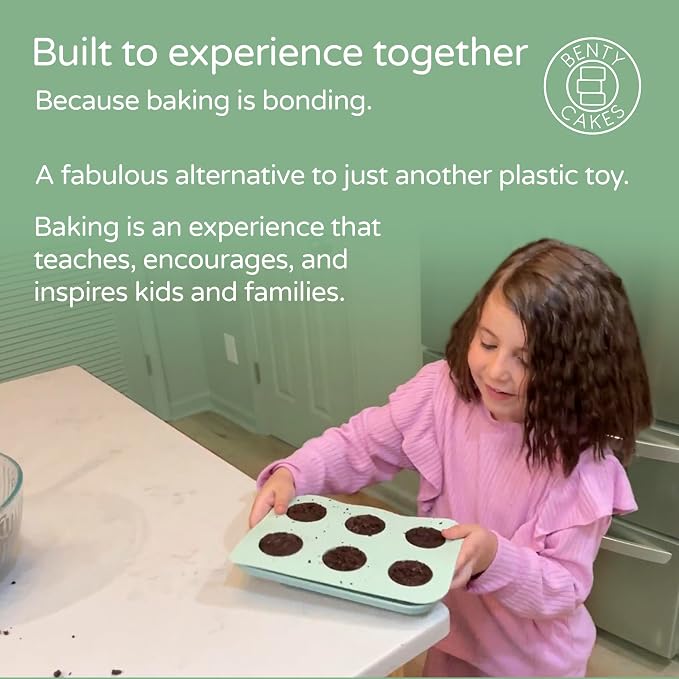 Benty Cakes – The Original Cake Puck Baker Bundle – Better than a Cake Pop! Make Chocolate Covered Dessert – BPA Free Silicone – Includes 3 Mold Sets + 5 Trays + 6 Scrapers – Green